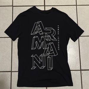 Black AX t shirt- small holes in neckline